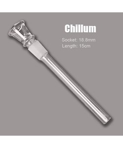 Glass Chillum Socket for Frost Bong