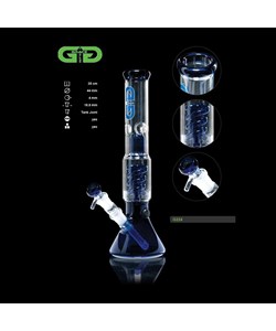 Bang en verre Grace Glass "Ice Breaker" - bleu