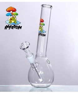 Amsterdam Mushroom with Frog – Small Bong