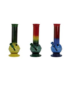 Bong multicolore acrylique sphérique col. 20.2cm